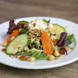 ROASTED CARROT TAHINI GRAIN BOWL